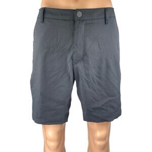 All In Motion Men's Gray High Waist Pockets Casual Golf Chino Khaki Shorts Sz 32